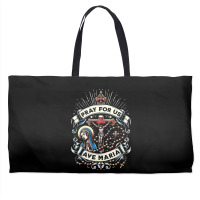 Pray For Us Weekender Totes | Artistshot