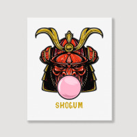 Shogum Shogun Samurai Parody Portrait Canvas Print | Artistshot