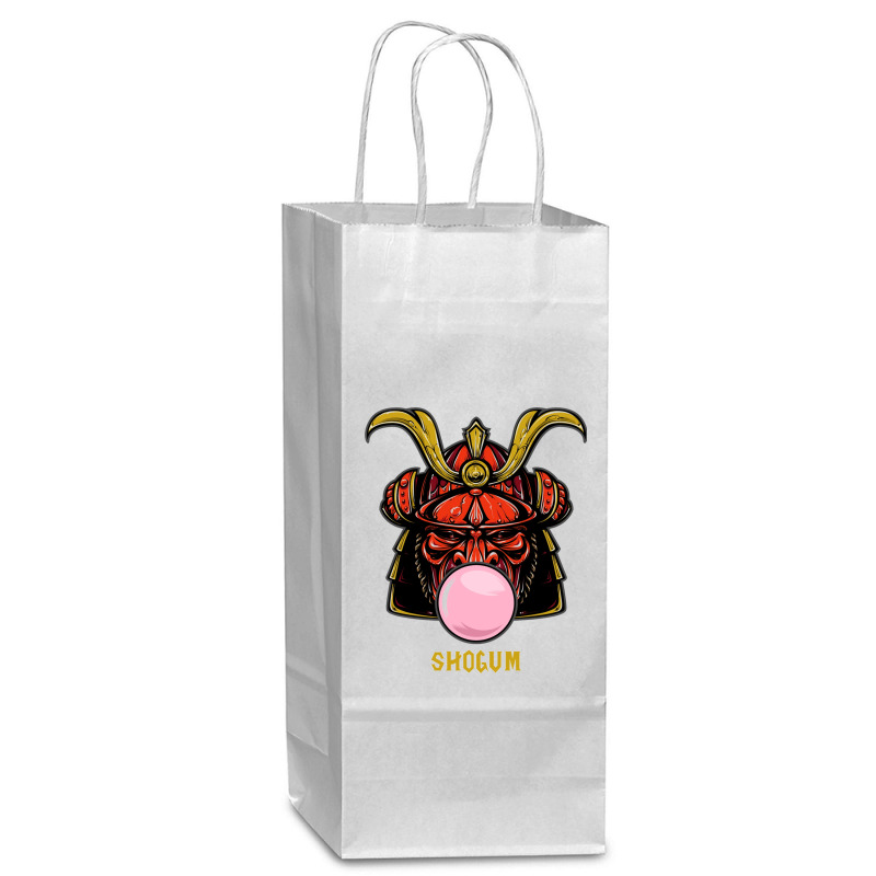 Shogum Shogun Samurai Parody Wine Paper Bag - 5 1/2 X 3 1/4 X 13 | Artistshot