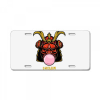 Shogum Shogun Samurai Parody License Plate | Artistshot