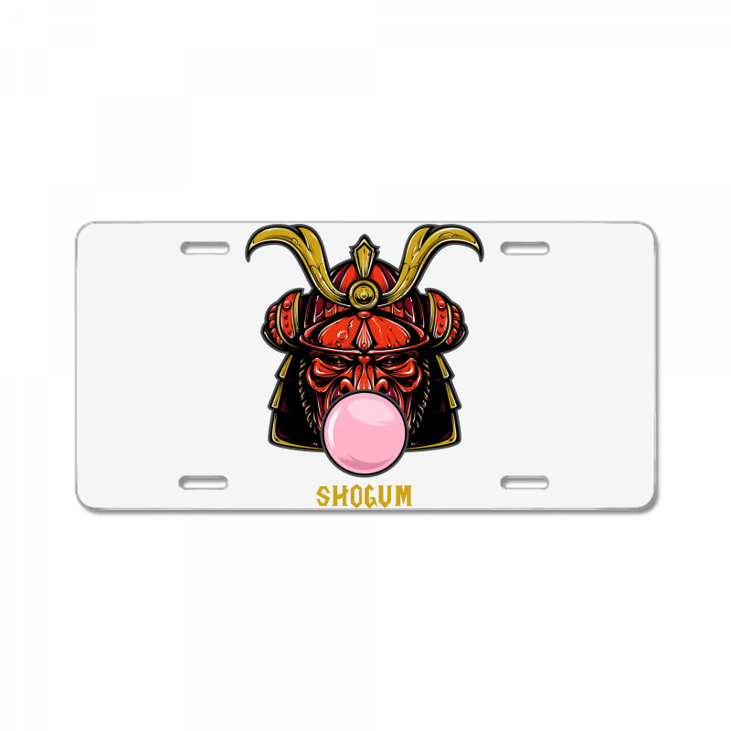 Shogum Shogun Samurai Parody License Plate | Artistshot