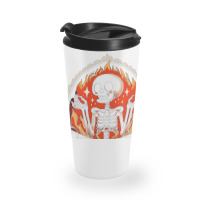 Skeleton Nobody Cares Travel Mug | Artistshot