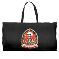 Skeleton Nobody Cares Weekender Totes | Artistshot