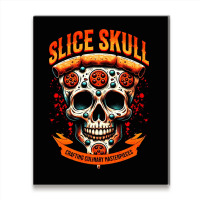 Slice Skull Metal Print Vertical | Artistshot