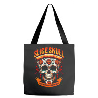 Slice Skull Tote Bags | Artistshot