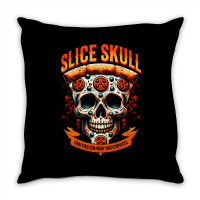 Slice Skull Throw Pillow | Artistshot