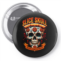 Slice Skull Pin-back Button | Artistshot