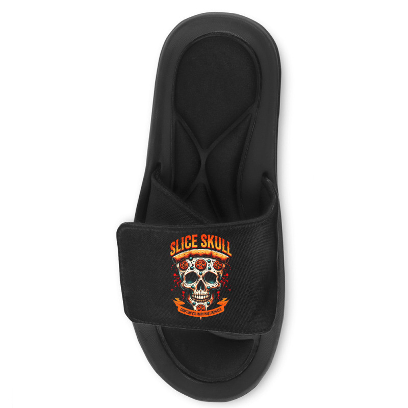 Slice Skull Slide Sandal | Artistshot