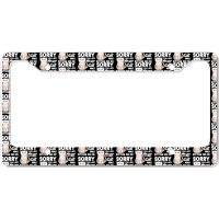 Sorry I'm Late My Cat Was Sitting On Me License Plate Frame | Artistshot