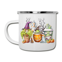 Spooky Coffee Halloween Camper Cup | Artistshot