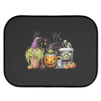 Spooky Coffee Halloween Rear Car Mat | Artistshot