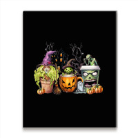 Spooky Coffee Halloween Metal Print Vertical | Artistshot