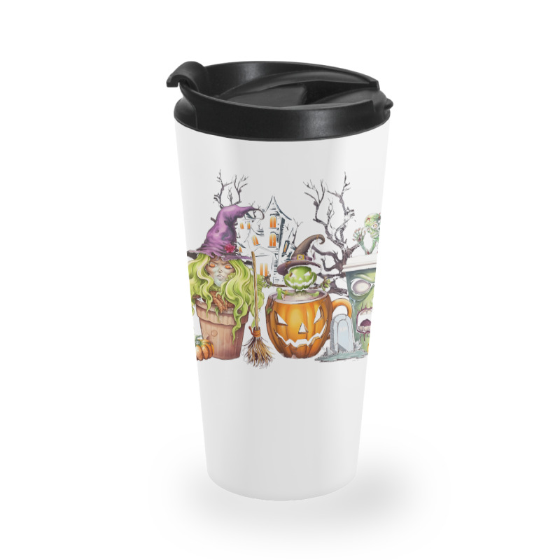 Spooky Coffee Halloween Travel Mug | Artistshot