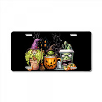 Spooky Coffee Halloween License Plate | Artistshot