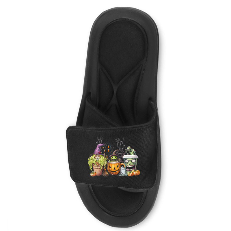 Spooky Coffee Halloween Slide Sandal | Artistshot