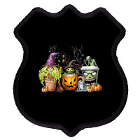 Spooky Coffee Halloween Shield Patch | Artistshot