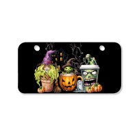 Spooky Coffee Halloween Bicycle License Plate | Artistshot