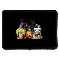 Spooky Coffee Halloween Rectangle Patch | Artistshot