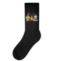 Spooky Coffee Halloween Socks | Artistshot