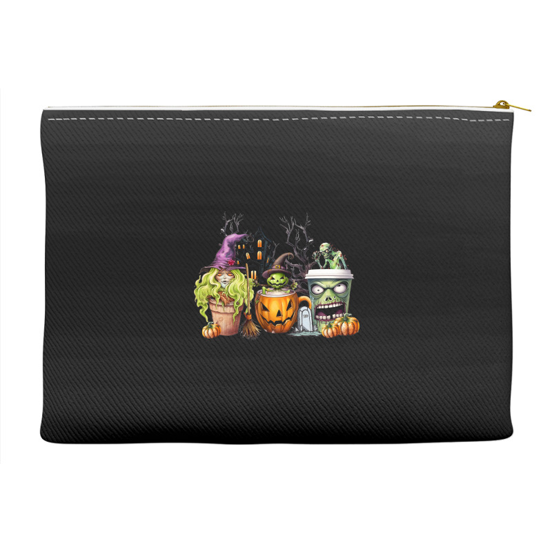 Spooky Coffee Halloween Accessory Pouches | Artistshot