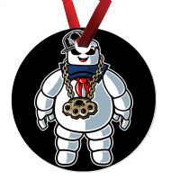 Stay-puft Marshmallow Man Comic Caricature Pop Cul Ornament | Artistshot