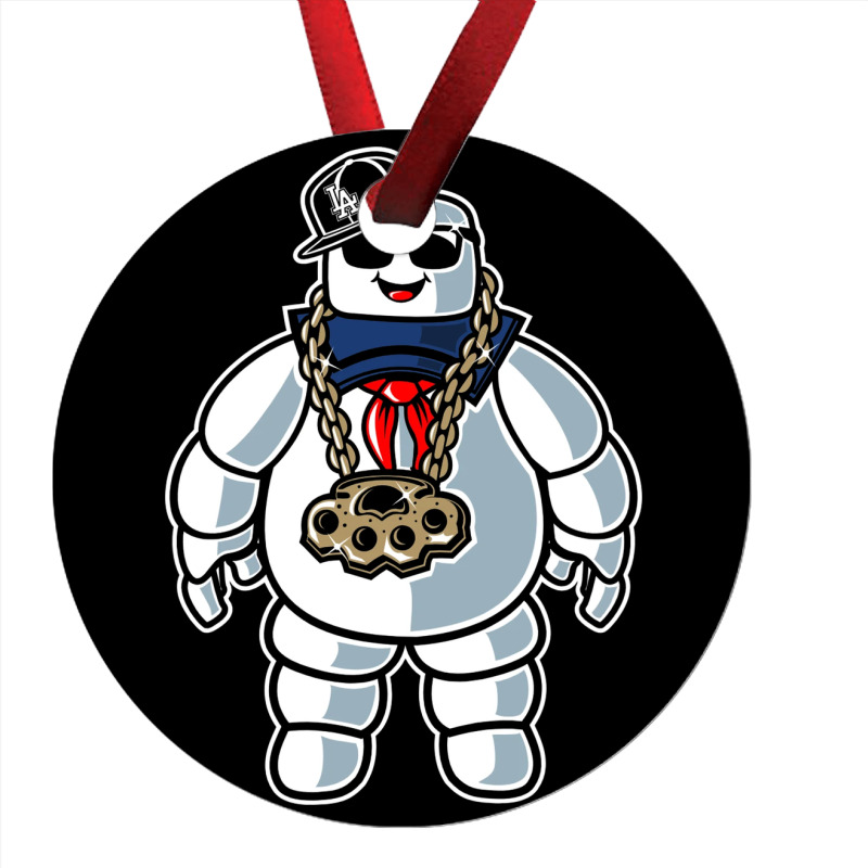 Stay-puft Marshmallow Man Comic Caricature Pop Cul Ornament | Artistshot