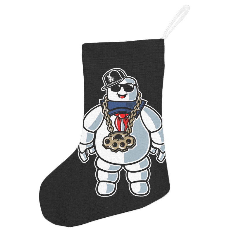 Stay-puft Marshmallow Man Comic Caricature Pop Cul Holiday Stocking | Artistshot