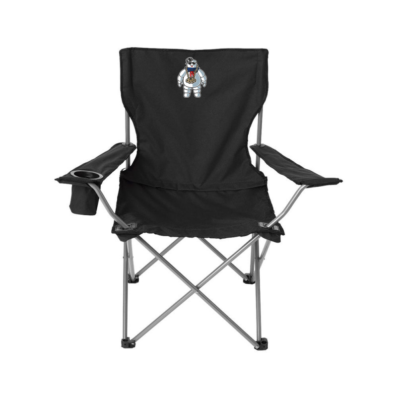 Stay-puft Marshmallow Man Comic Caricature Pop Cul Camping Chair | Artistshot