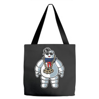 Stay-puft Marshmallow Man Comic Caricature Pop Cul Tote Bags | Artistshot