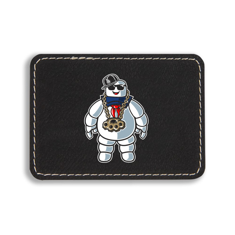 Stay-puft Marshmallow Man Comic Caricature Pop Cul Rectangle  Leatherette Patch | Artistshot