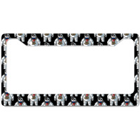 Stay-puft Marshmallow Man Comic Caricature Pop Cul License Plate Frame | Artistshot