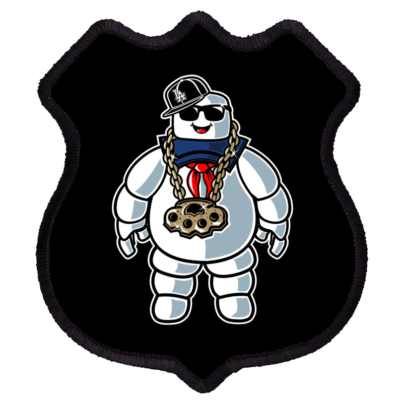 Stay-puft Marshmallow Man Comic Caricature Pop Cul Shield Patch | Artistshot