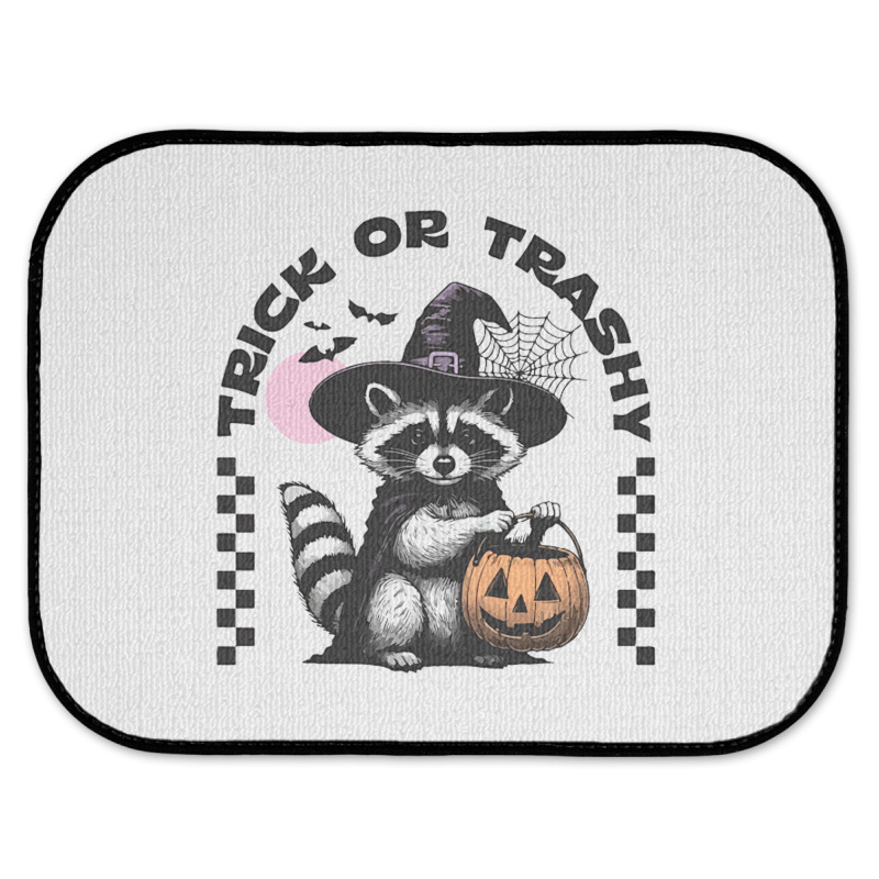 Trick Or Trashy Halloween Rear Car Mat | Artistshot