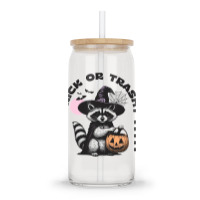 Trick Or Trashy Halloween Glass Tumbler | Artistshot