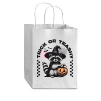 Trick Or Trashy Halloween Cub Paper Bag - 8 X 4 1/2 X 10 1/4 | Artistshot