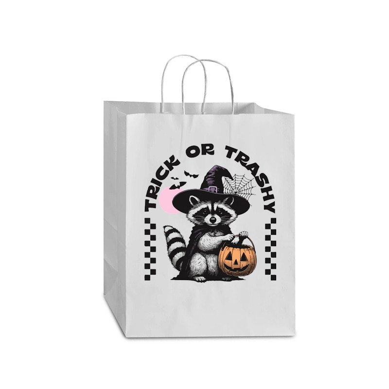 Trick Or Trashy Halloween Mart Paper Bag -13 X 7 X 17 | Artistshot