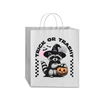 Trick Or Trashy Halloween Traveler Paper Bag -13 X 6 X 15 3/4 | Artistshot