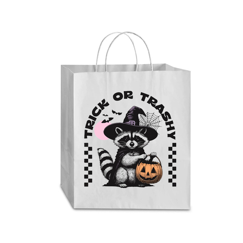 Trick Or Trashy Halloween Traveler Paper Bag -13 X 6 X 15 3/4 | Artistshot