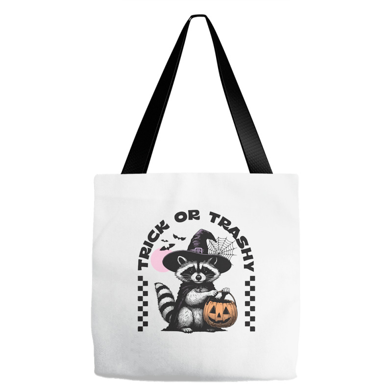 Trick Or Trashy Halloween Tote Bags | Artistshot