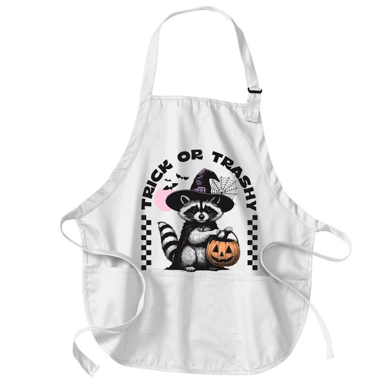 Trick Or Trashy Halloween Medium-length Apron | Artistshot