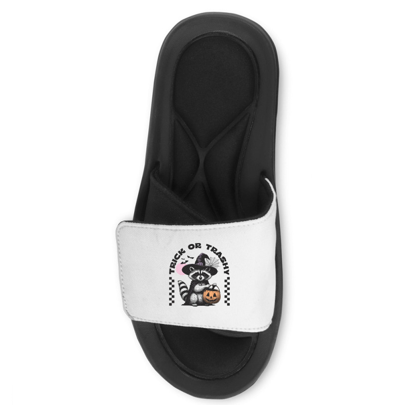 Trick Or Trashy Halloween Slide Sandal | Artistshot