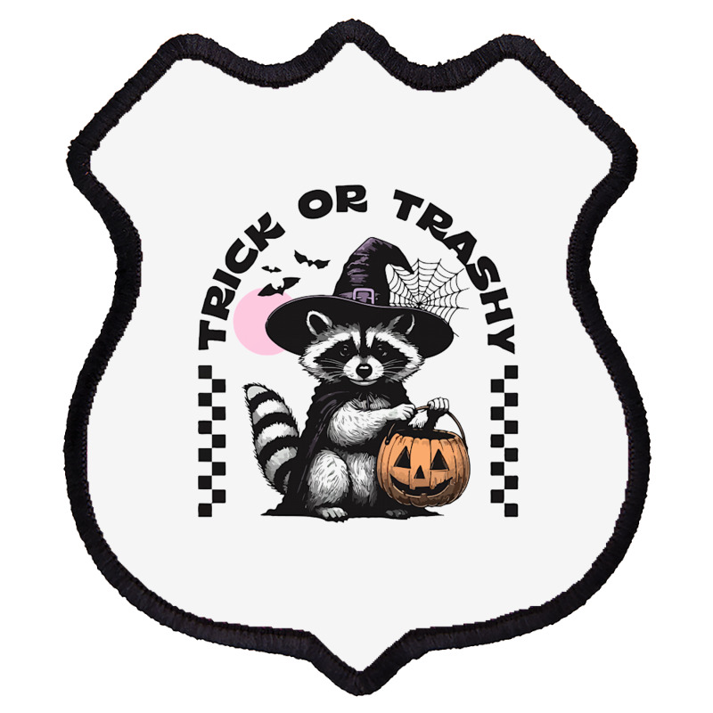 Trick Or Trashy Halloween Shield Patch | Artistshot