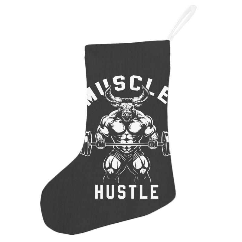 Muscle Hustle Bull Gym Holiday Stocking | Artistshot