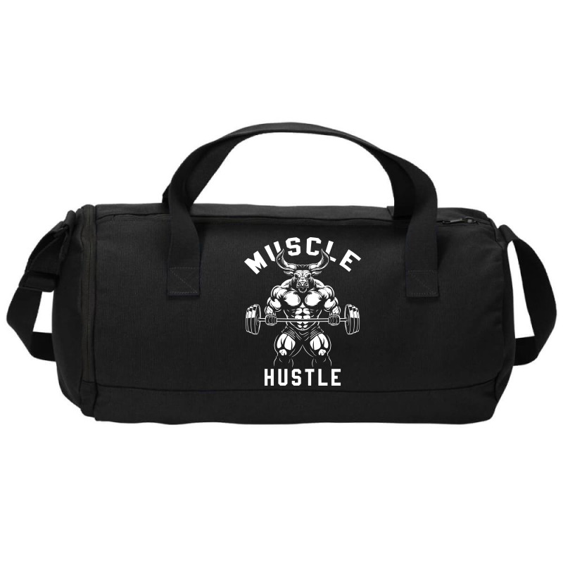 Muscle Hustle Bull Gym Duffel Bag | Artistshot