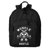 Muscle Hustle Bull Gym Basic Backpack | Artistshot