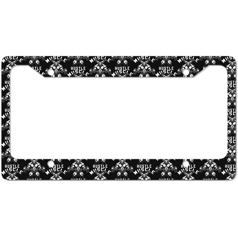 Muscle Hustle Bull Gym License Plate Frame | Artistshot