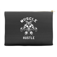 Muscle Hustle Bull Gym Accessory Pouches | Artistshot