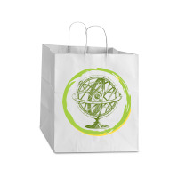 Armillary Sphere Take Out Paper Bag - 14 X 10 X 15 1/2 | Artistshot