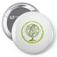 Armillary Sphere Pin-back Button | Artistshot