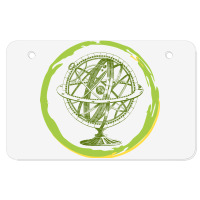 Armillary Sphere Atv License Plate | Artistshot